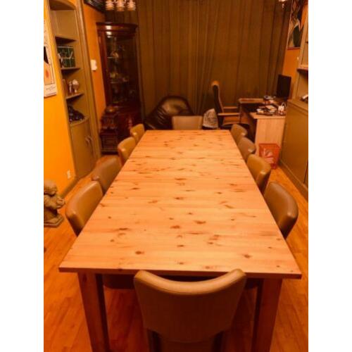 Eettafel + stoelen