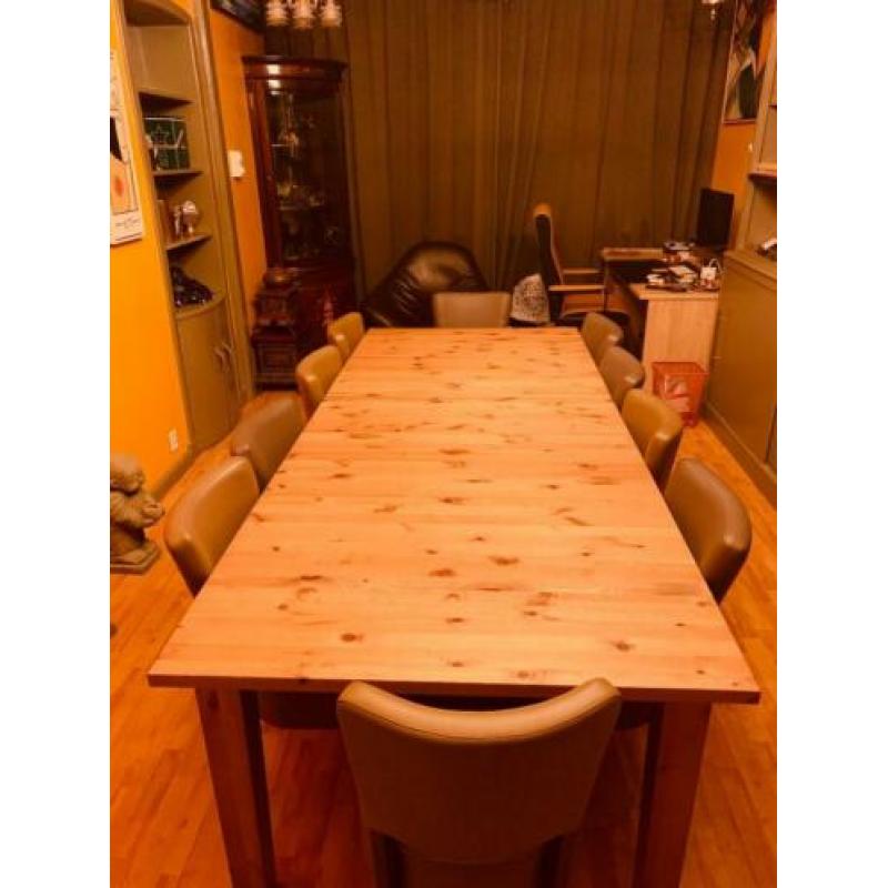 Eettafel + stoelen
