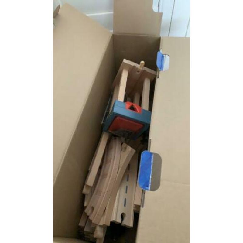 Thomas de trein houten rail, fisher price, perfecte staat
