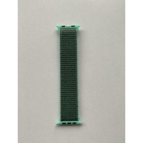 Apple Watch nylon sportbandje groen