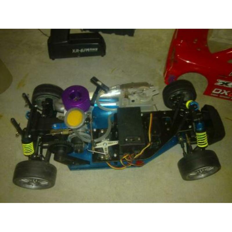 Protech auto nitro hpi 2,5cc motor , bijna nieuw zie foto,s