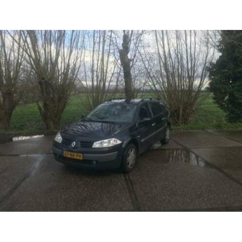 Renault Megane 1.5 DCI 60KW GR Tour Autbas 2004 Zwart