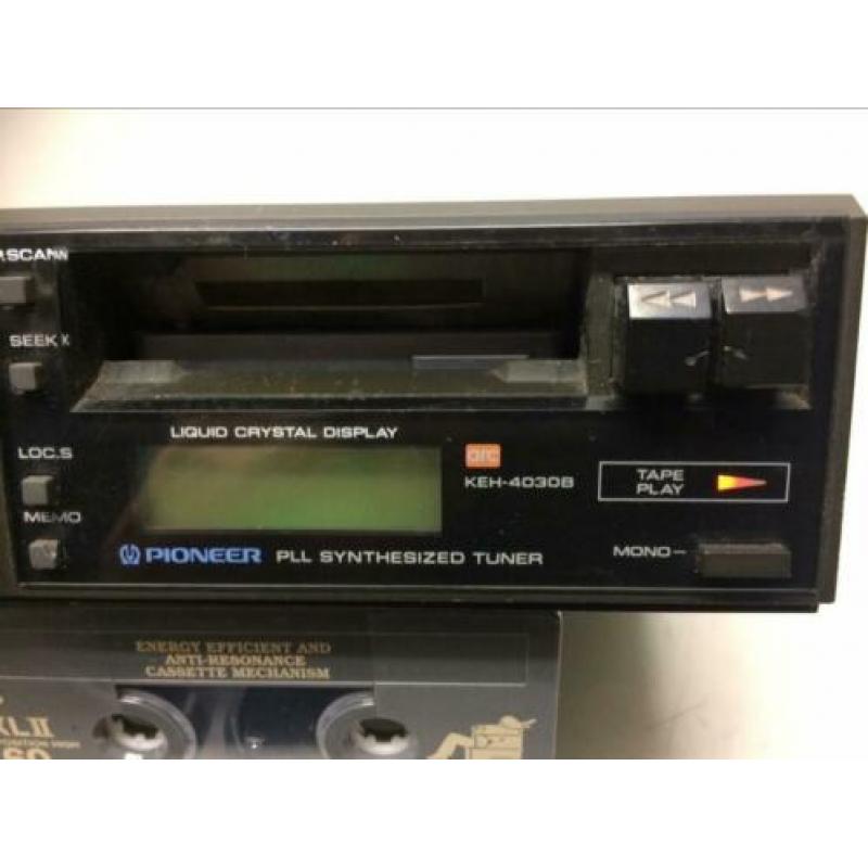 Oltimer autoradio cassette Pioneer type KEH-4030