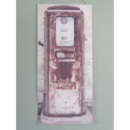 Industriële vilten wand doek/schilderij