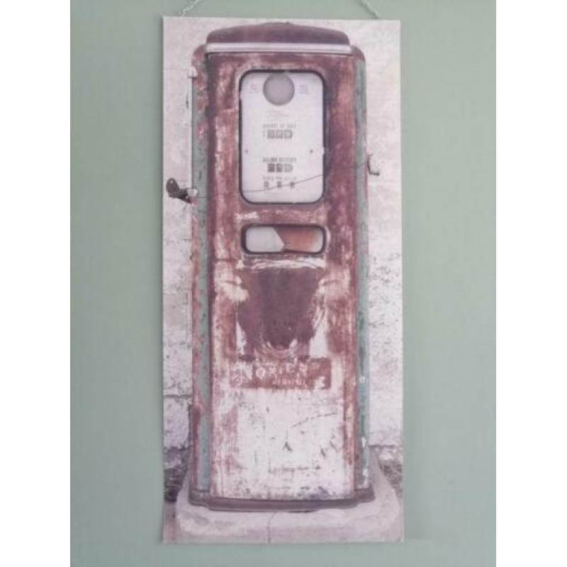 Industriële vilten wand doek/schilderij