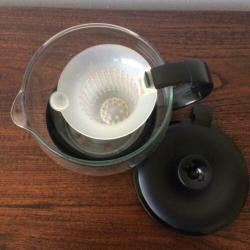 Theepot glas met filter Emsa