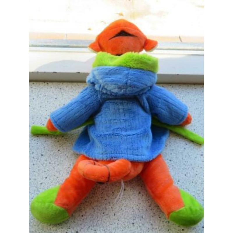 Disney Teigetje merk Nicotoy in blauw groene velours badjas