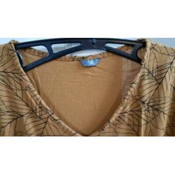 Gele top maat 38