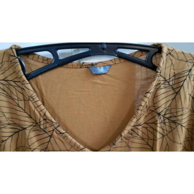 Gele top maat 38