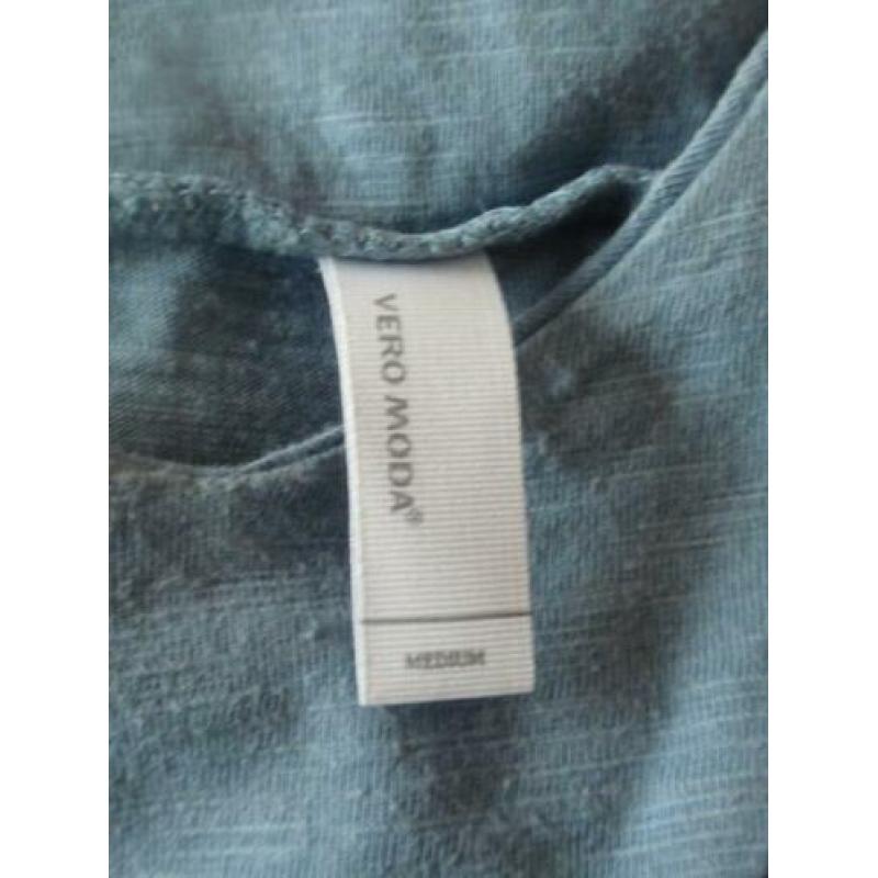 Vero Moda: Spijkerblauwe Long Top maat M
