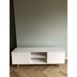 TV meubel -mat- houten onderstel
