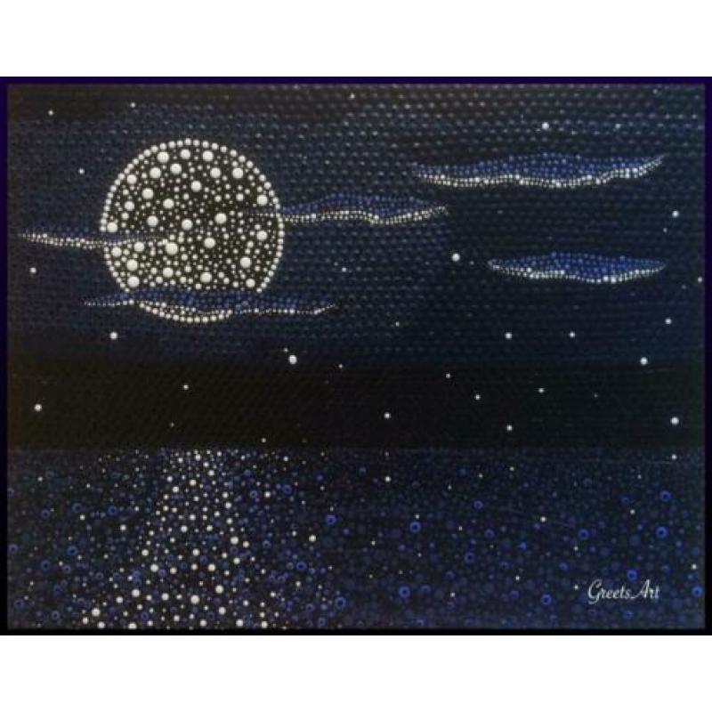 Hand geschilderde schilderijen, 24 x 30 cm.