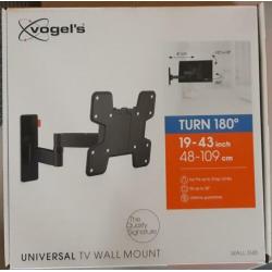 Nieuw: TV steun, Merk / Type Vogel's Wall 3145 Zwart