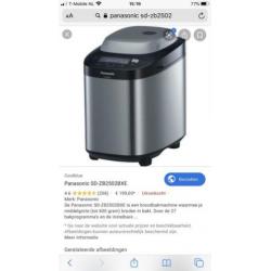 Panasonic broodbakmachine