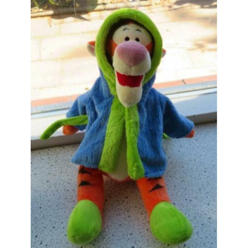 Disney Teigetje merk Nicotoy in blauw groene velours badjas
