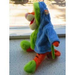 Disney Teigetje merk Nicotoy in blauw groene velours badjas