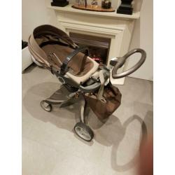 Stokke reiswieg en buggy met luiertas