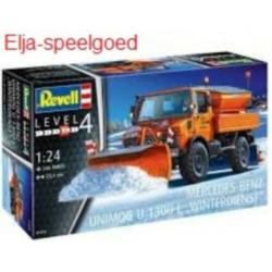 NEW Revell 1:24 07438 UNIMOG U 1300 L ''Winterdienst (1978)