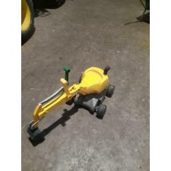 Te koop, traptractor, graafmachine en toebehoren