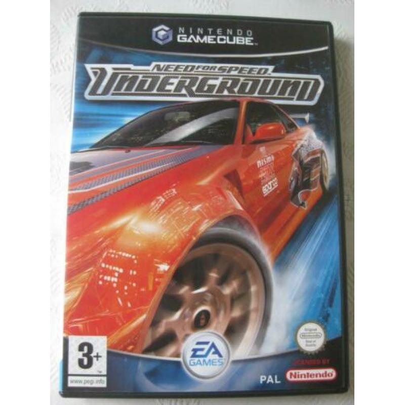 Game Nintendo Gamecube Need for Speed Underground