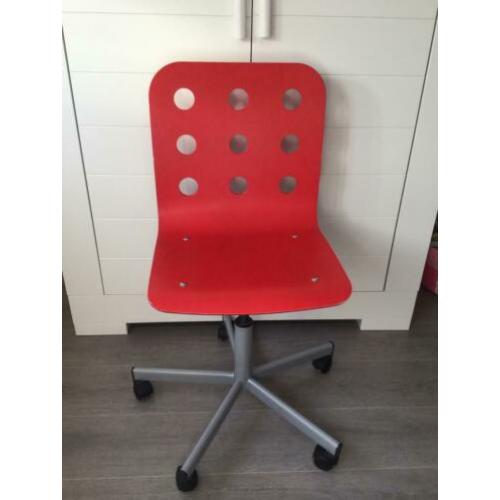 Bureaustoel ikea rood