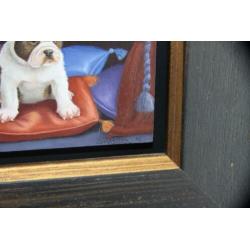 Suzan Visser 1967- De hond op zn troon