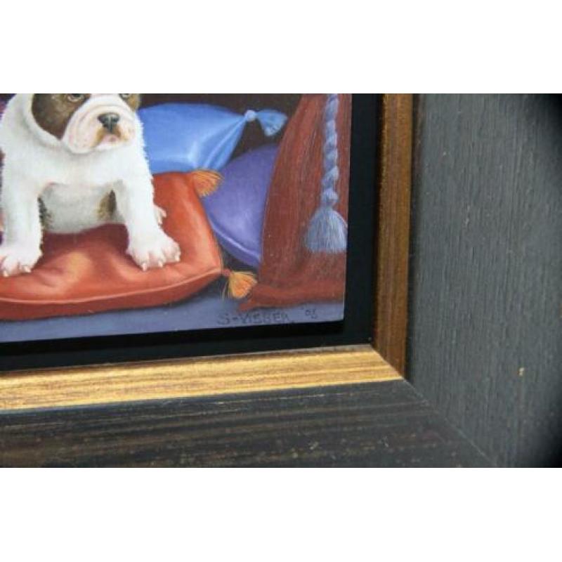 Suzan Visser 1967- De hond op zn troon