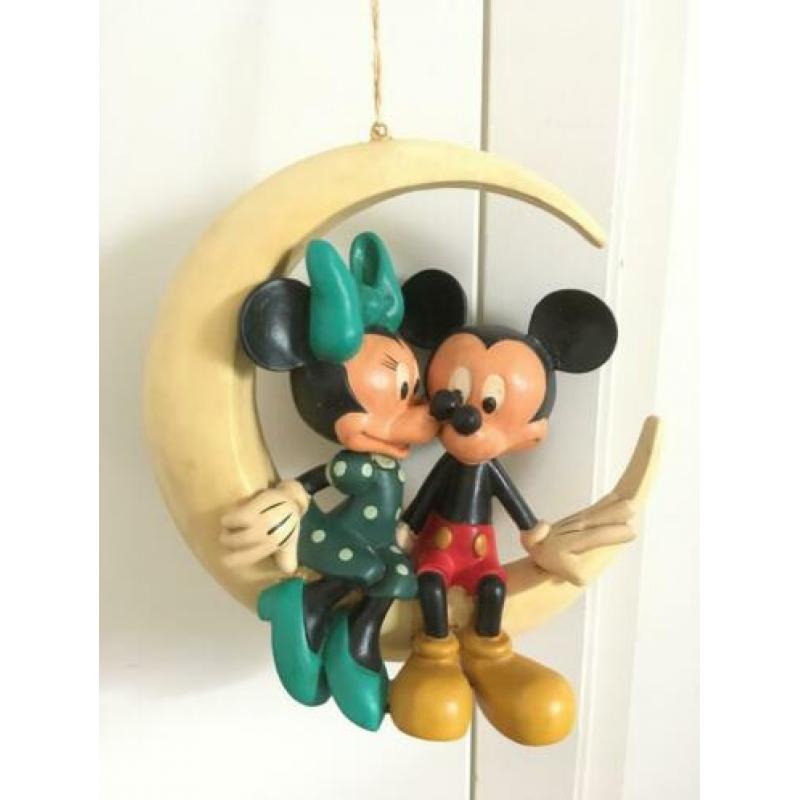 Beeld Mickey en Minnie Mouse op de maan – Collecters item