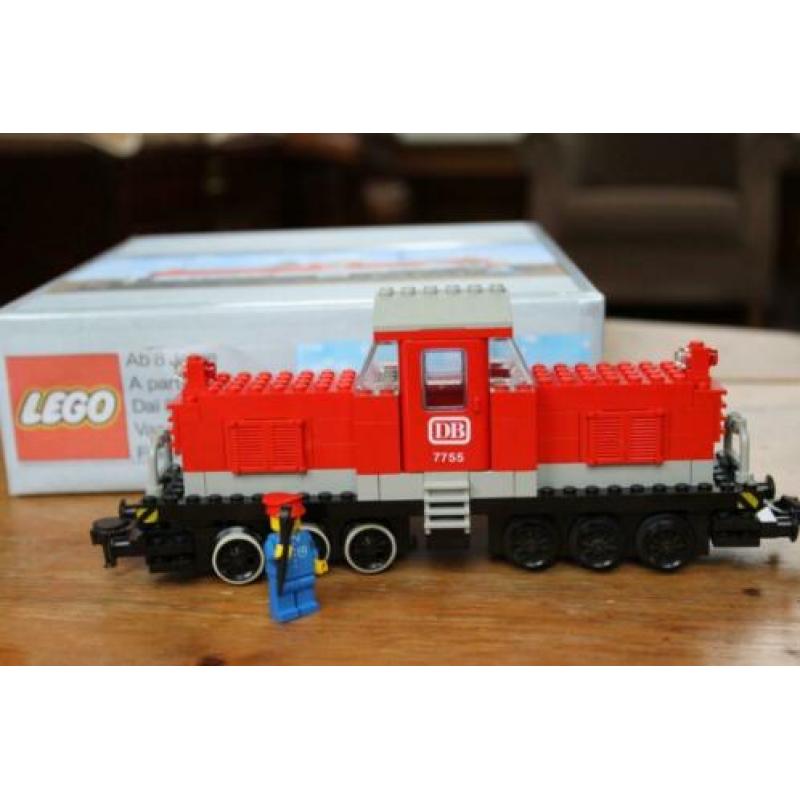 Lego trein 7755 12v 12 volt in deze staat zelden, zgan