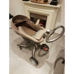 Stokke reiswieg en buggy met luiertas