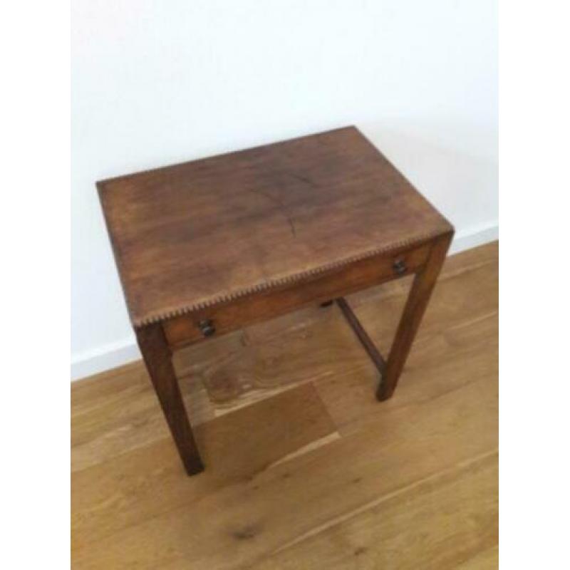Amsterdamse School Antieke Tafel Art Deco Tafeltje