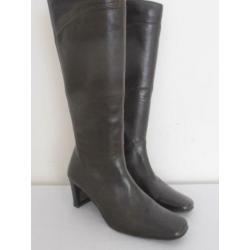 NIEUWE Salt 'n Pepper prachtige bruine leren laarzen - mt 36