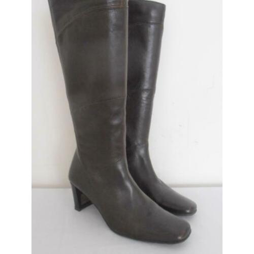 NIEUWE Salt 'n Pepper prachtige bruine leren laarzen - mt 36
