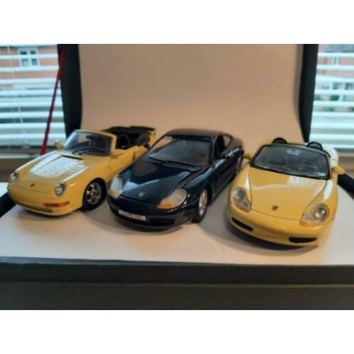 Porsche modelauto miniatuurauto 1:24 verzameling