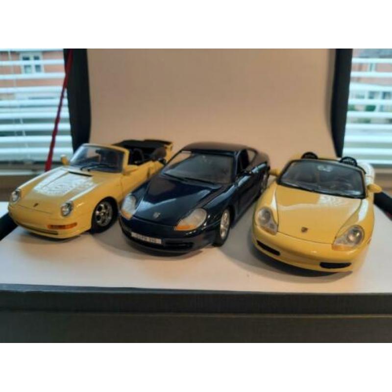 Porsche modelauto miniatuurauto 1:24 verzameling