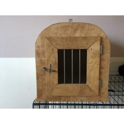 Houten bench voor kleine hond of tekkelbench