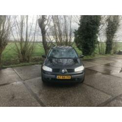 Renault Megane 1.5 DCI 60KW GR Tour Autbas 2004 Zwart