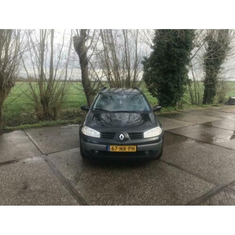 Renault Megane 1.5 DCI 60KW GR Tour Autbas 2004 Zwart