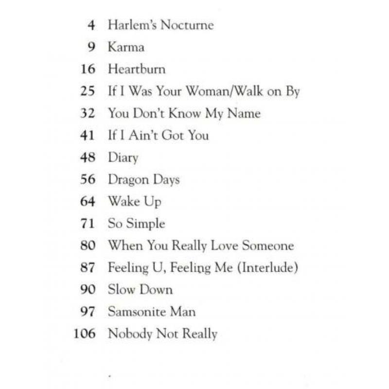 The Diary of Alicia Keys Piano Vocal Guitar (x407)