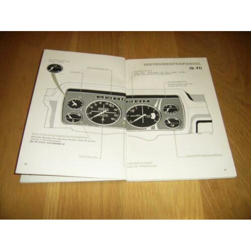 Handleiding / Instructieboekje Simca 1100 van de Jaren 60