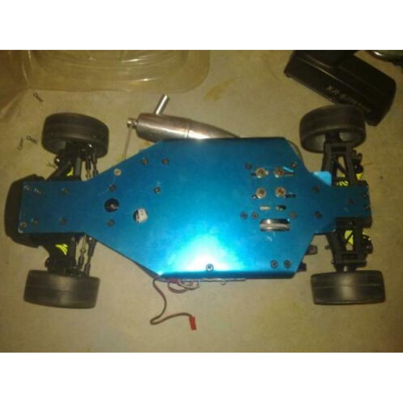 Protech auto nitro hpi 2,5cc motor , bijna nieuw zie foto,s