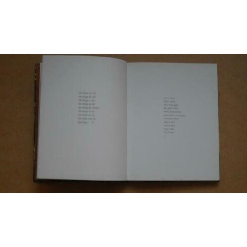 HERMAN DE VRIES ;gesigneerd boek/gesigneerde kaart;zeldzaam