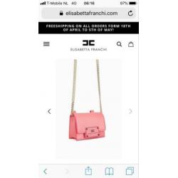 Elisabetta franci roze heup/crossbody tasje NIEUW