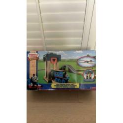 Thomas de trein houten rail, fisher price, perfecte staat