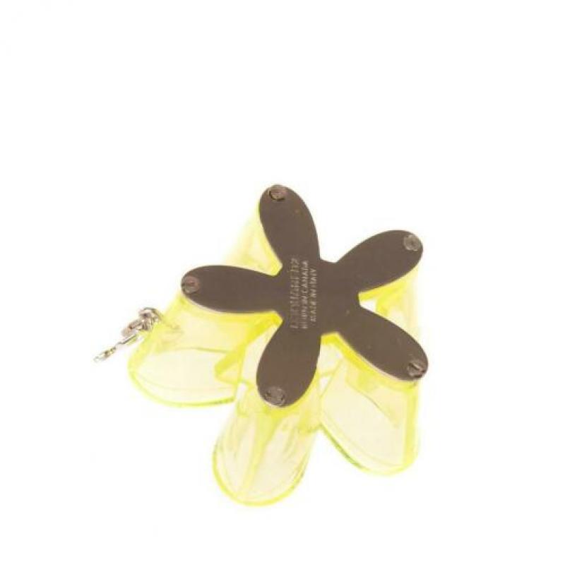 Oorbel DSQUARED2 Geel fluor grote bloem