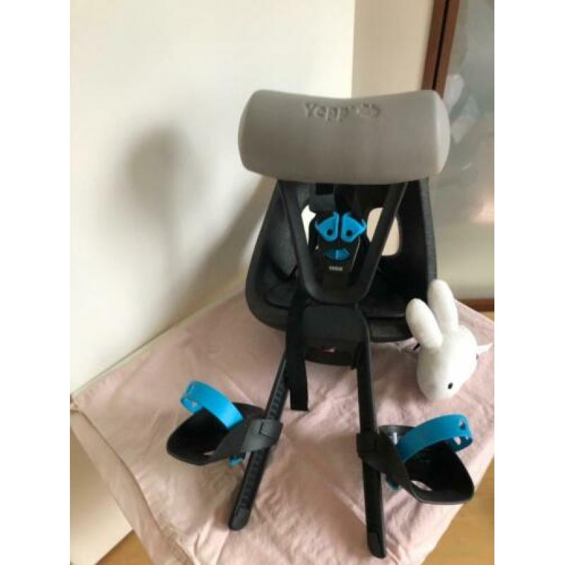 Yepp mini bike seat (black) + windscreen + miffy pillow