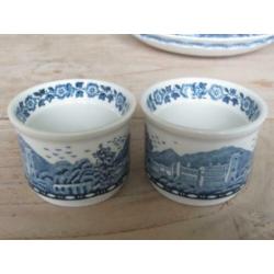 N89: Eierdopjes van Villeroy & Boch made in Germany oud se