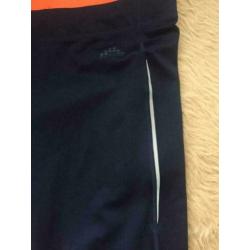 Donkerblauwe hardloopbroek maat L