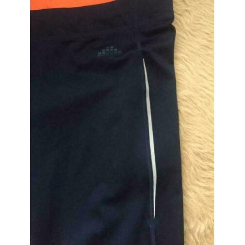 Donkerblauwe hardloopbroek maat L