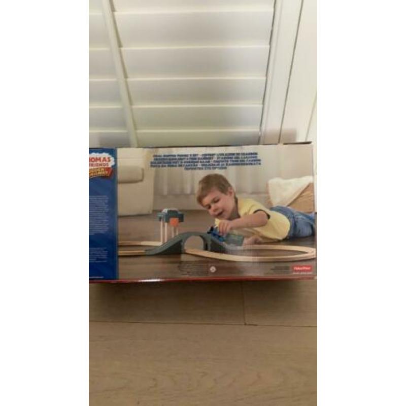 Thomas de trein houten rail, fisher price, perfecte staat